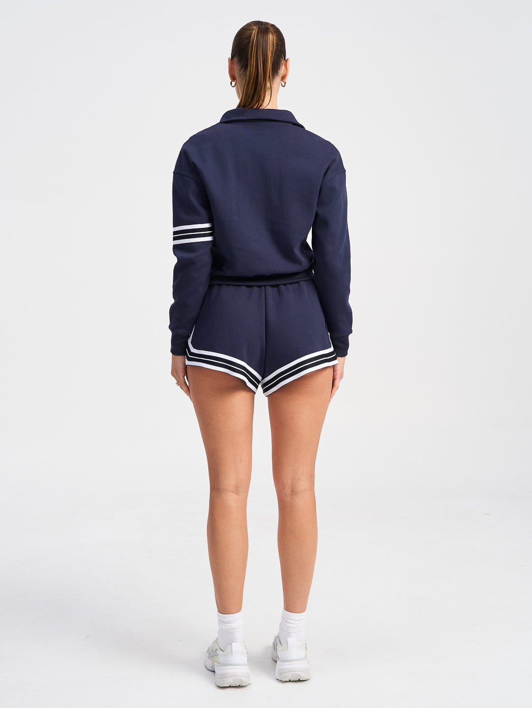 Sports Club Zip Sweat - Navy