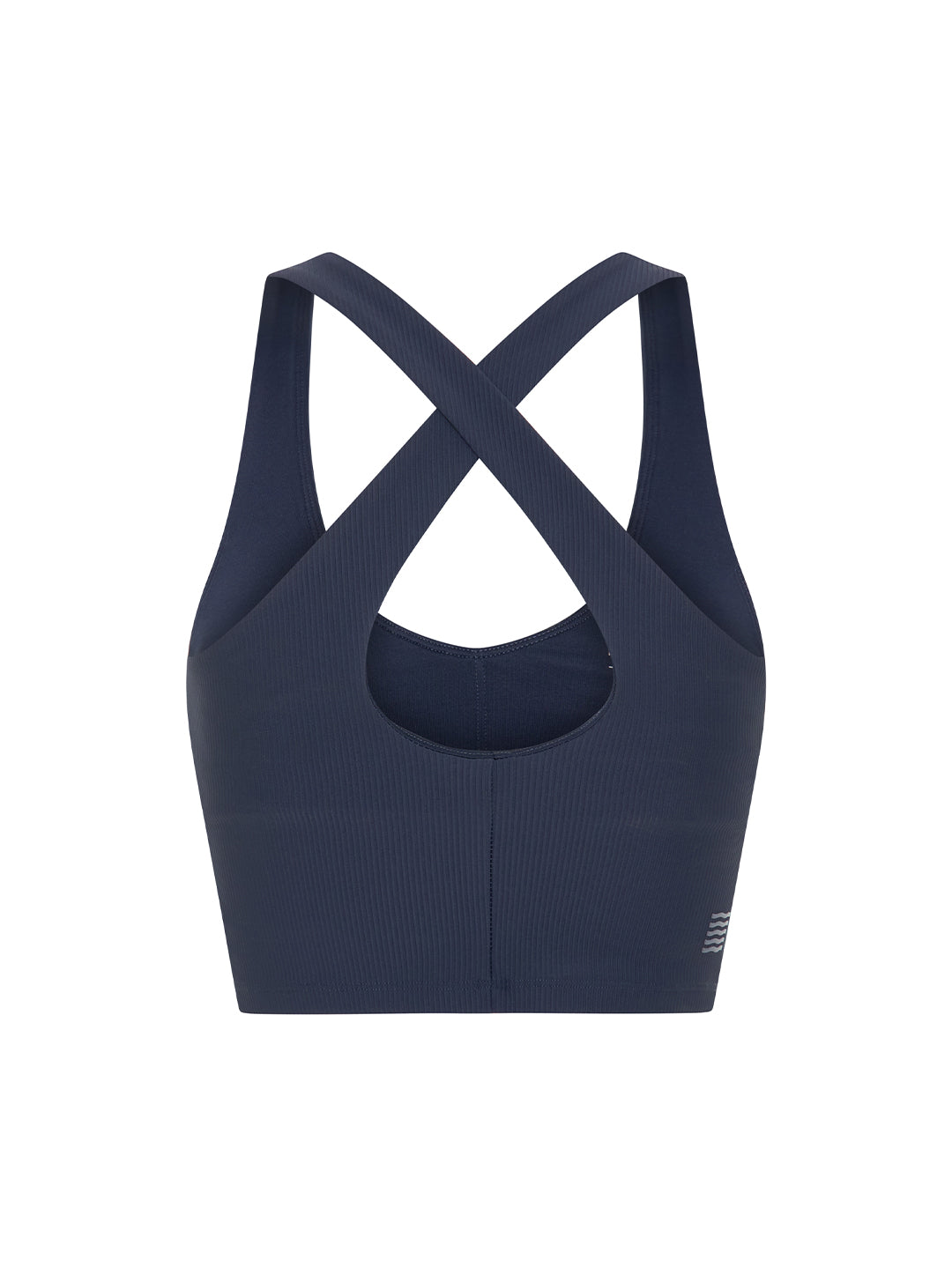 GLORY DAYS CROSS BACK CROP -SMOKEY BLUE