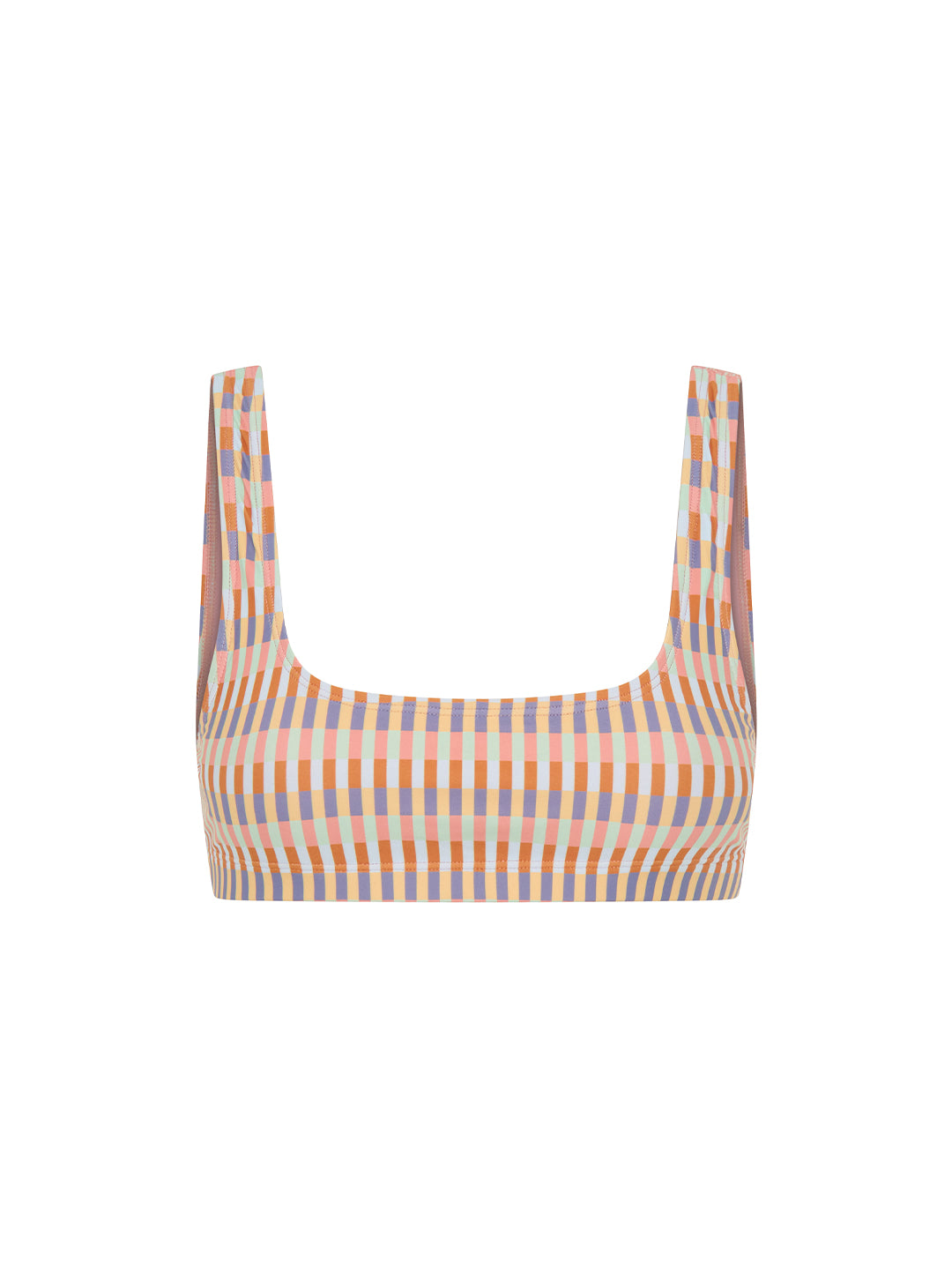 GLORY DAYS SCOOP SWIM TOP - AOP