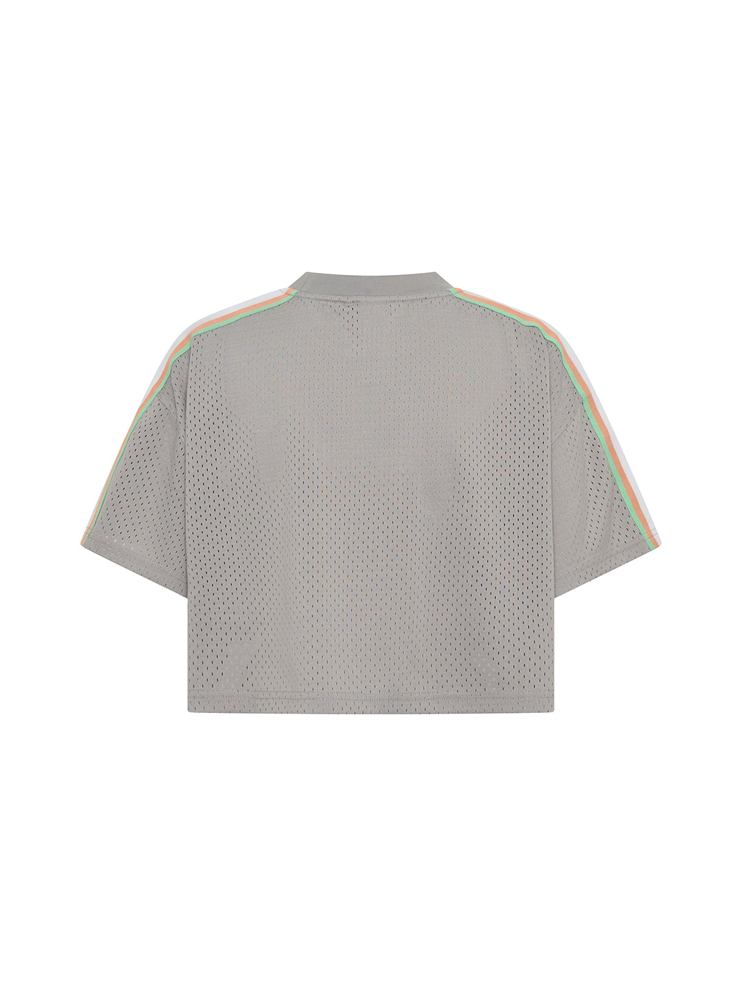 OVERSIZED CROPPED MESH TEE