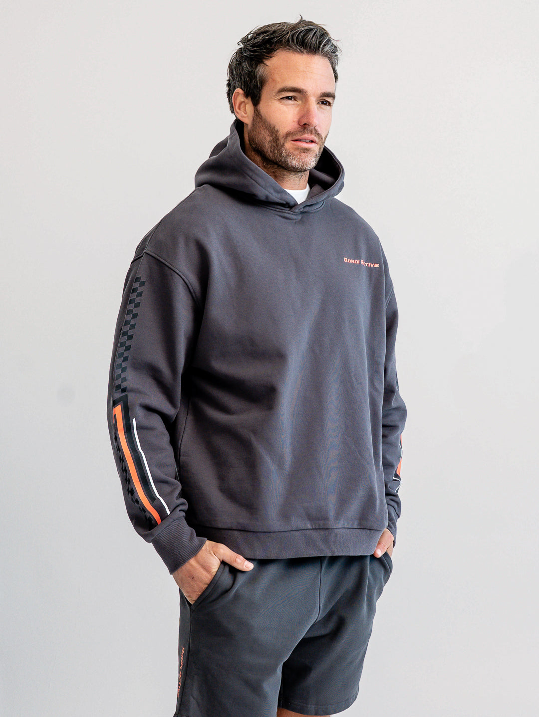 Speedway Accelerate Hoodie - Asphalt