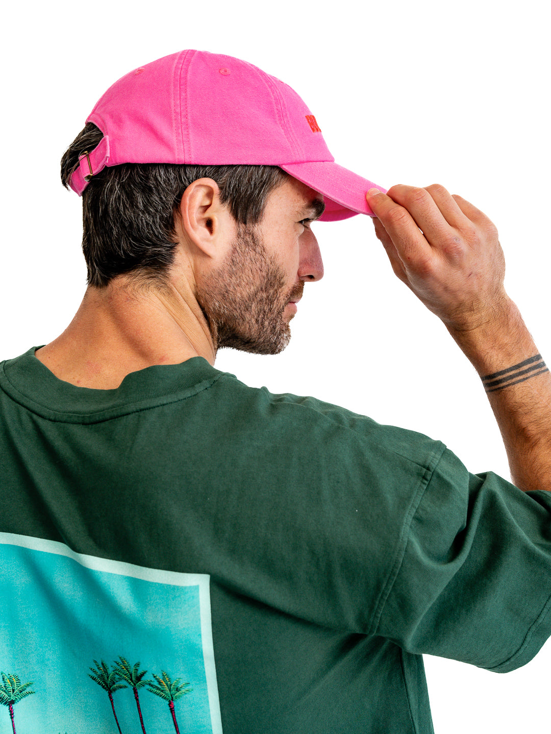 Speedway Dad Cap - Fucshia