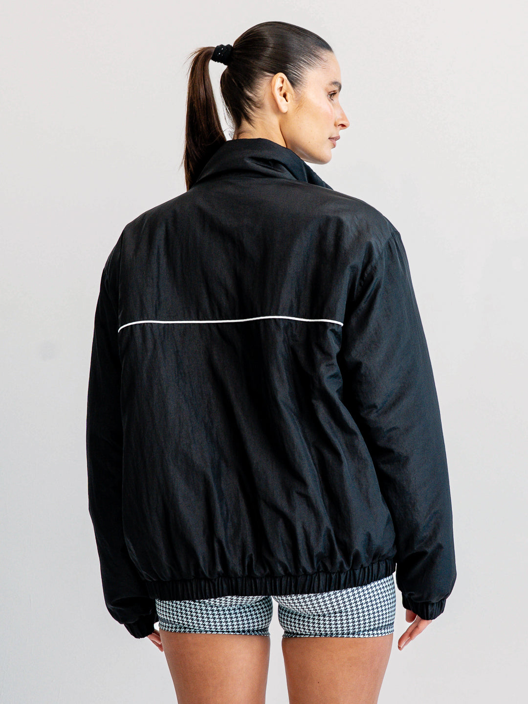 Speedway Sideline Bomber Jacket - Black