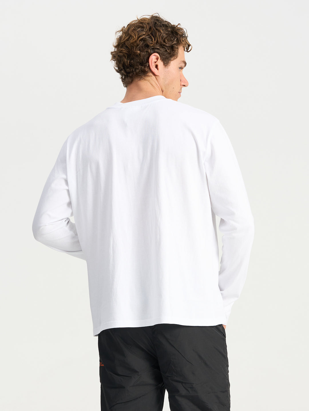 Forma Pocket Long Tee - White