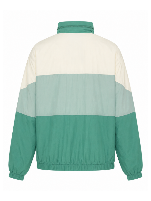 Windbreaker Hoodie - Green Multi