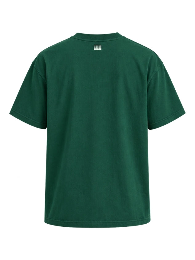 Cursive Tee - Deep Green