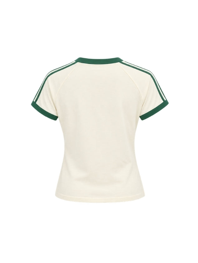 Ringer Tee - Buttercup