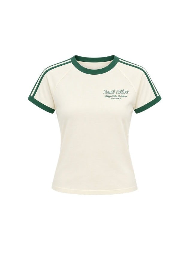 Ringer Tee - Buttercup