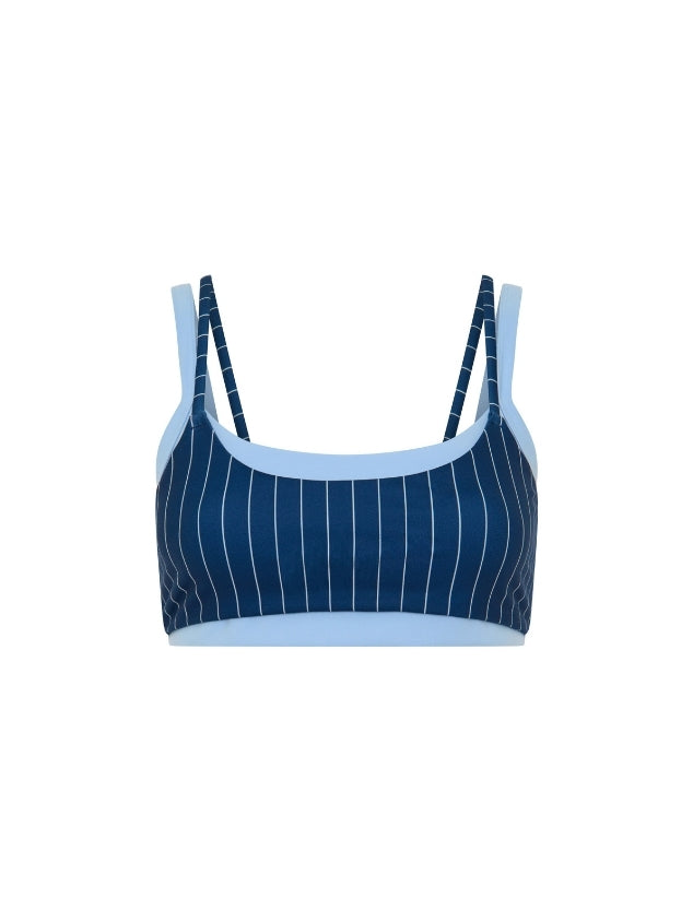 Layered Bra - Insignia Blue