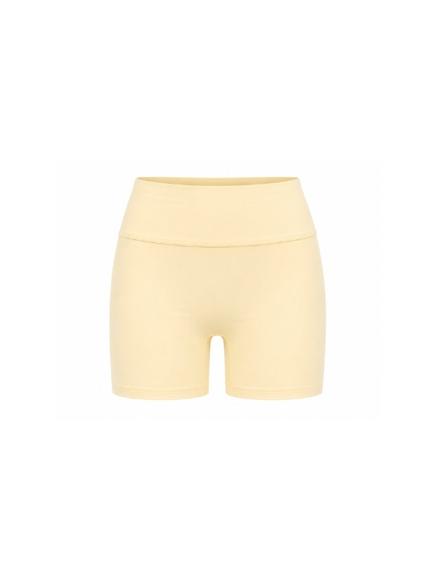 Evolve 9cm Bike Shorts - Pastel Yellow