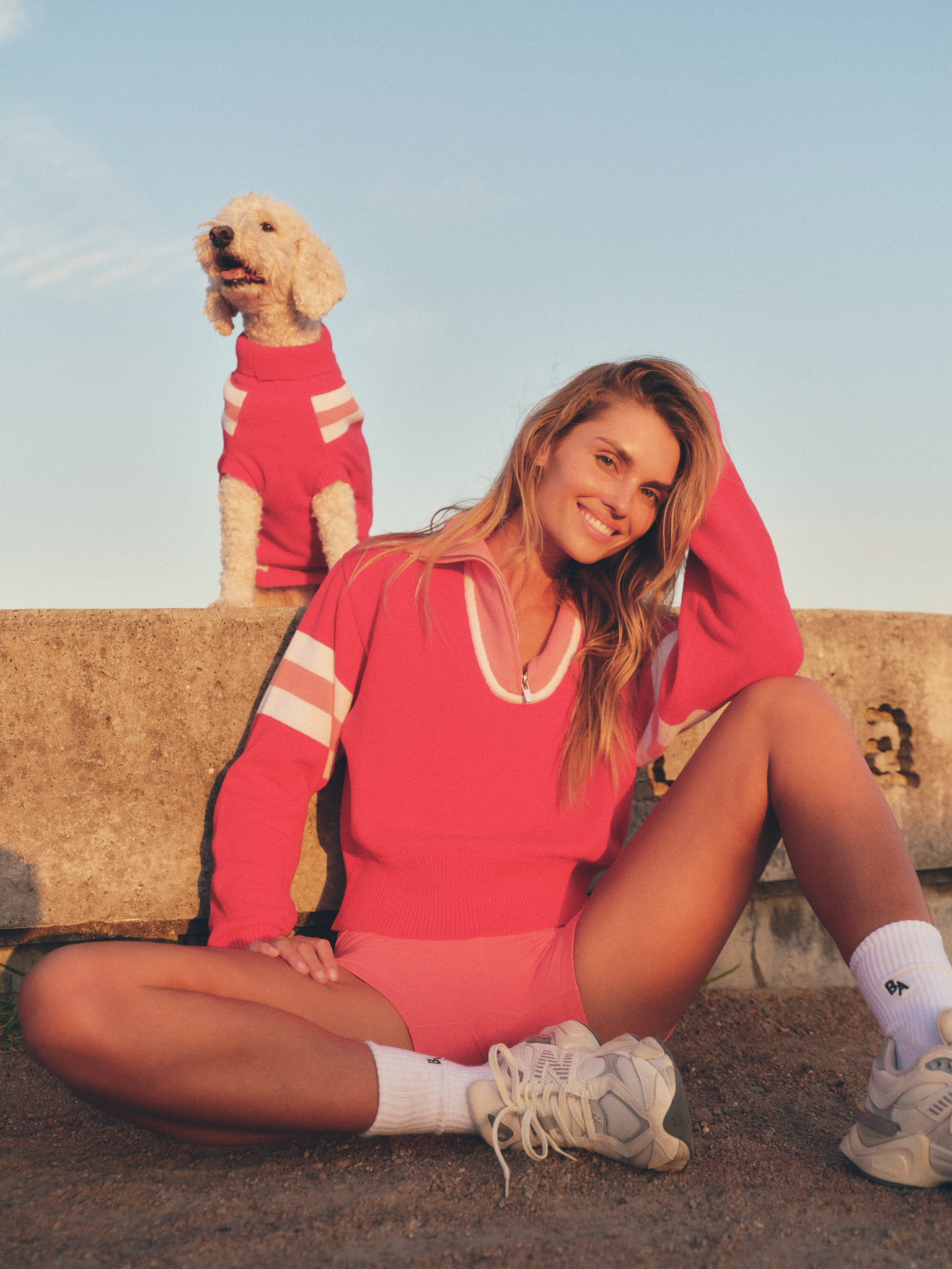 Speedway Victory Zip Knit - Watermelon