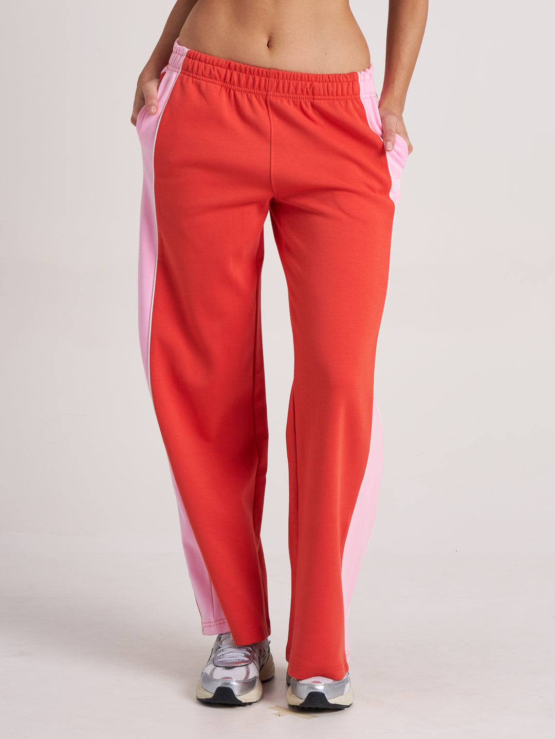 Speedway Wide Leg Pant - Tomato