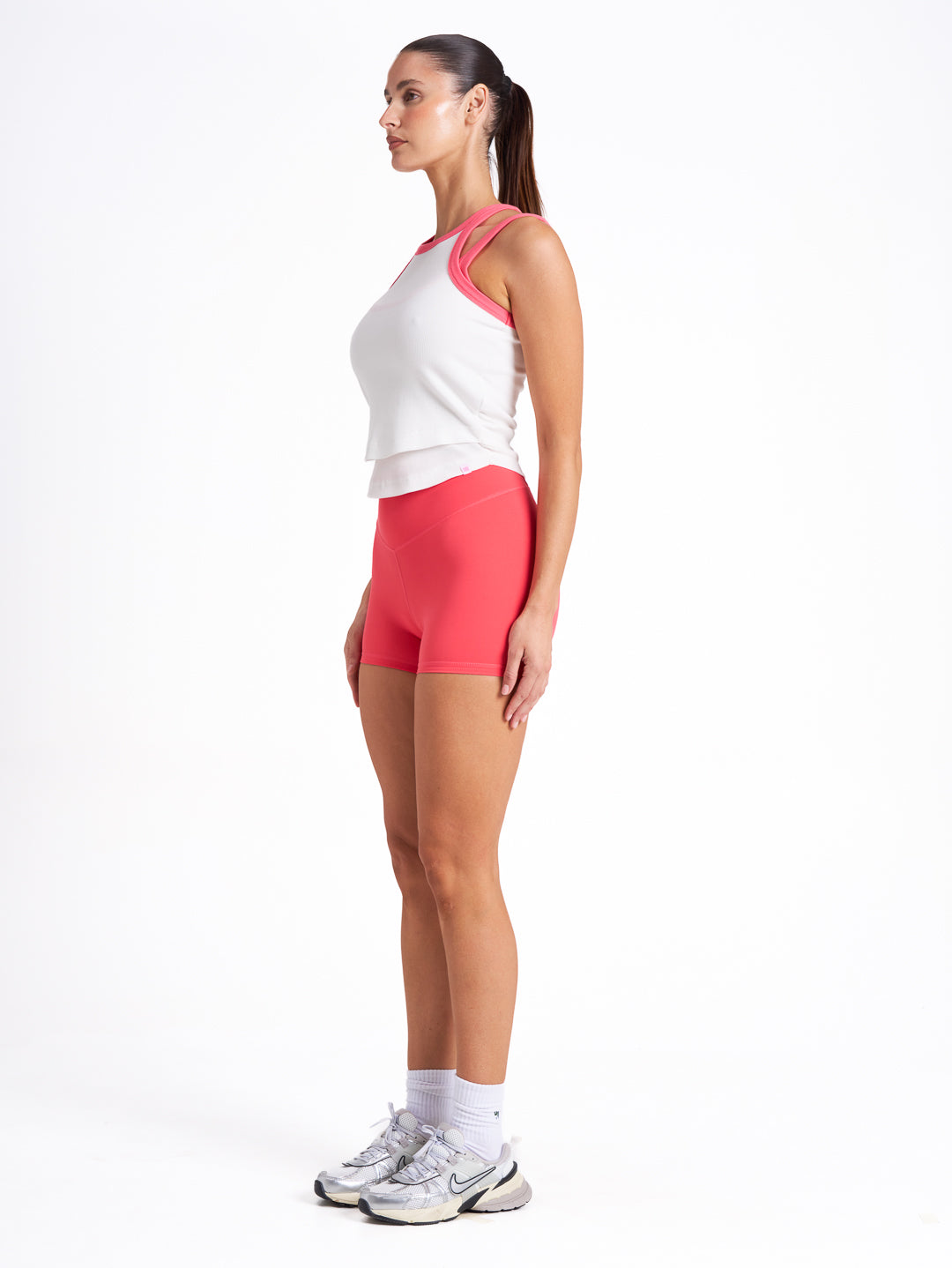 Speedway Sustain 9cm Bike Shorts - Bright Coral