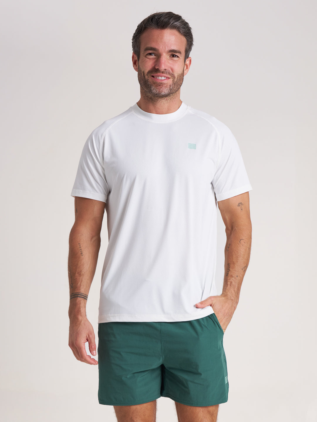 Speedway Tech Tee - White