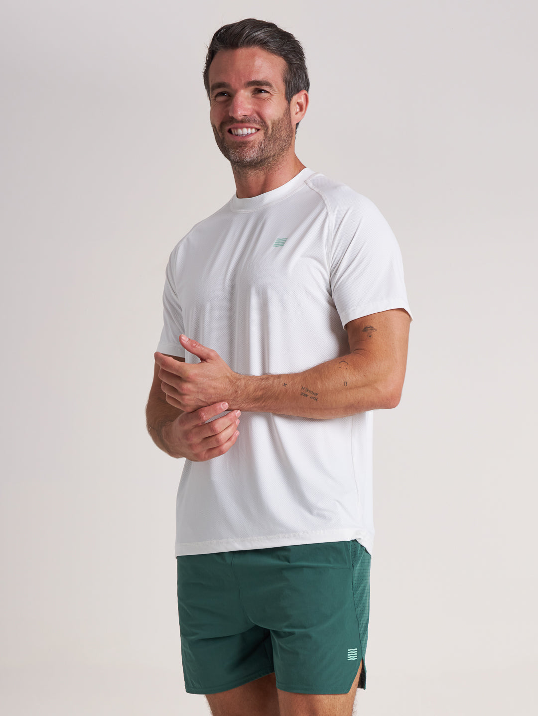 Speedway Tech Tee - White