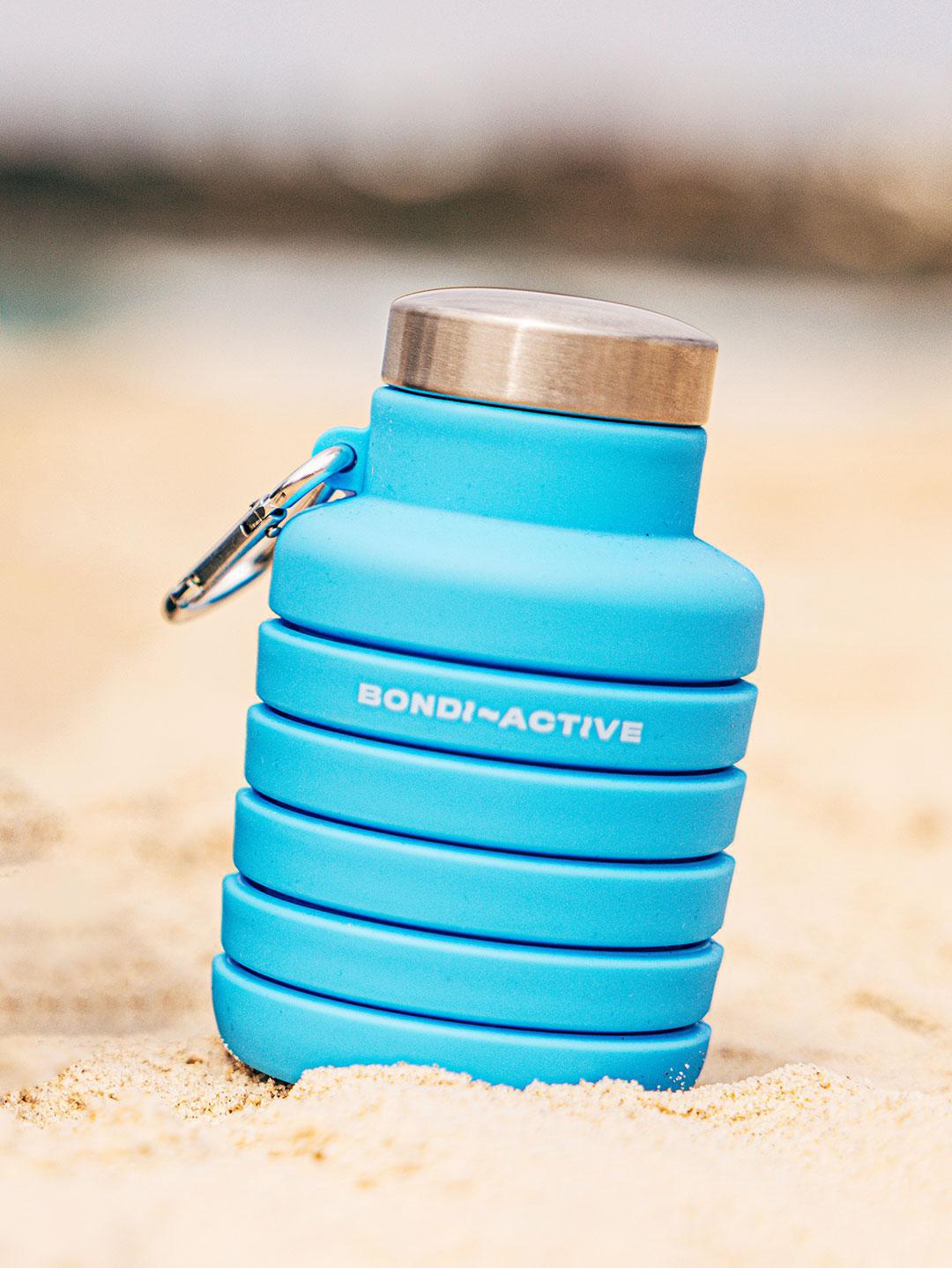Collapsible Water Bottle Blue