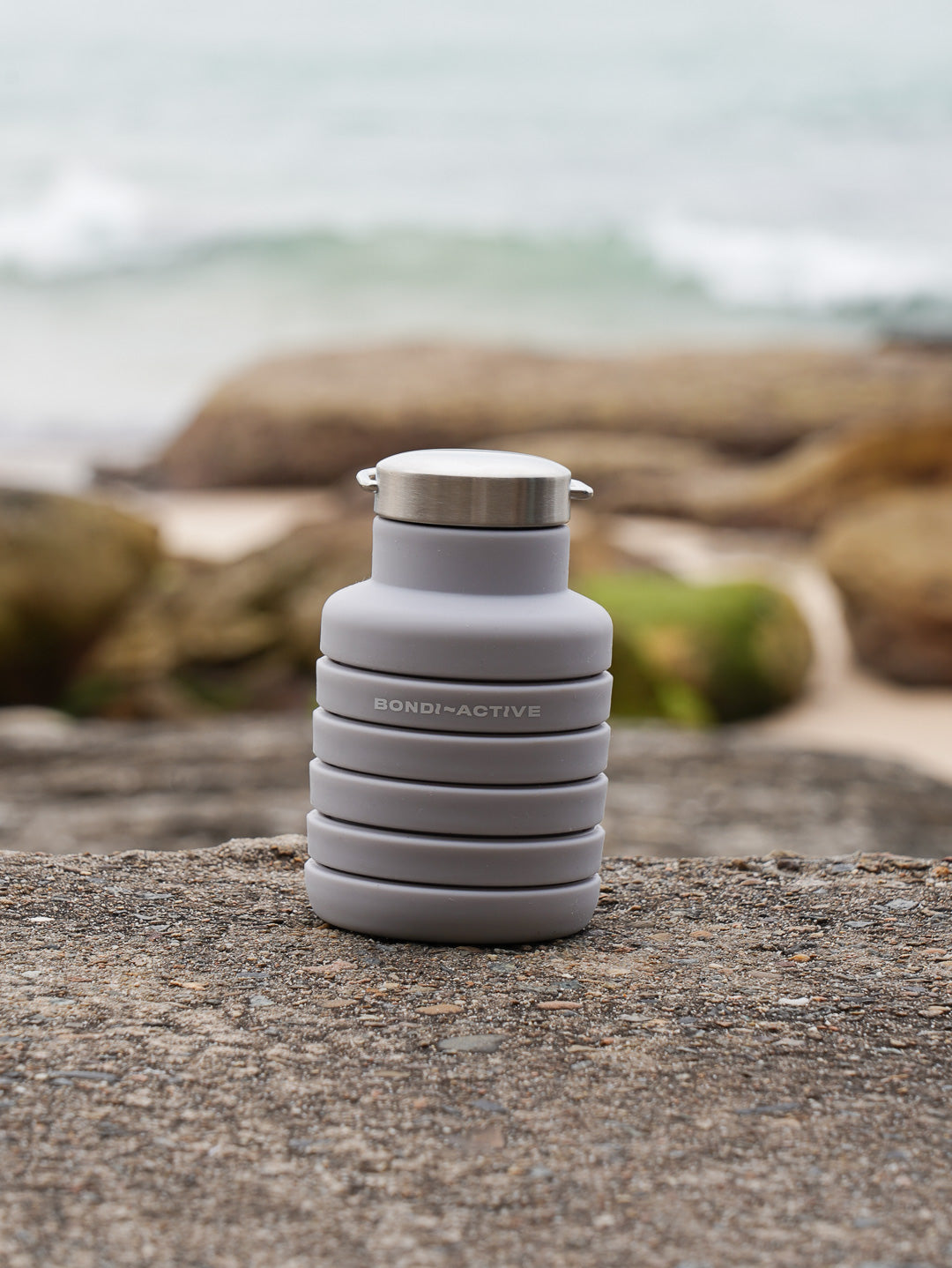 BA COLLAPSIBLE WATER BOTTLE - GREY
