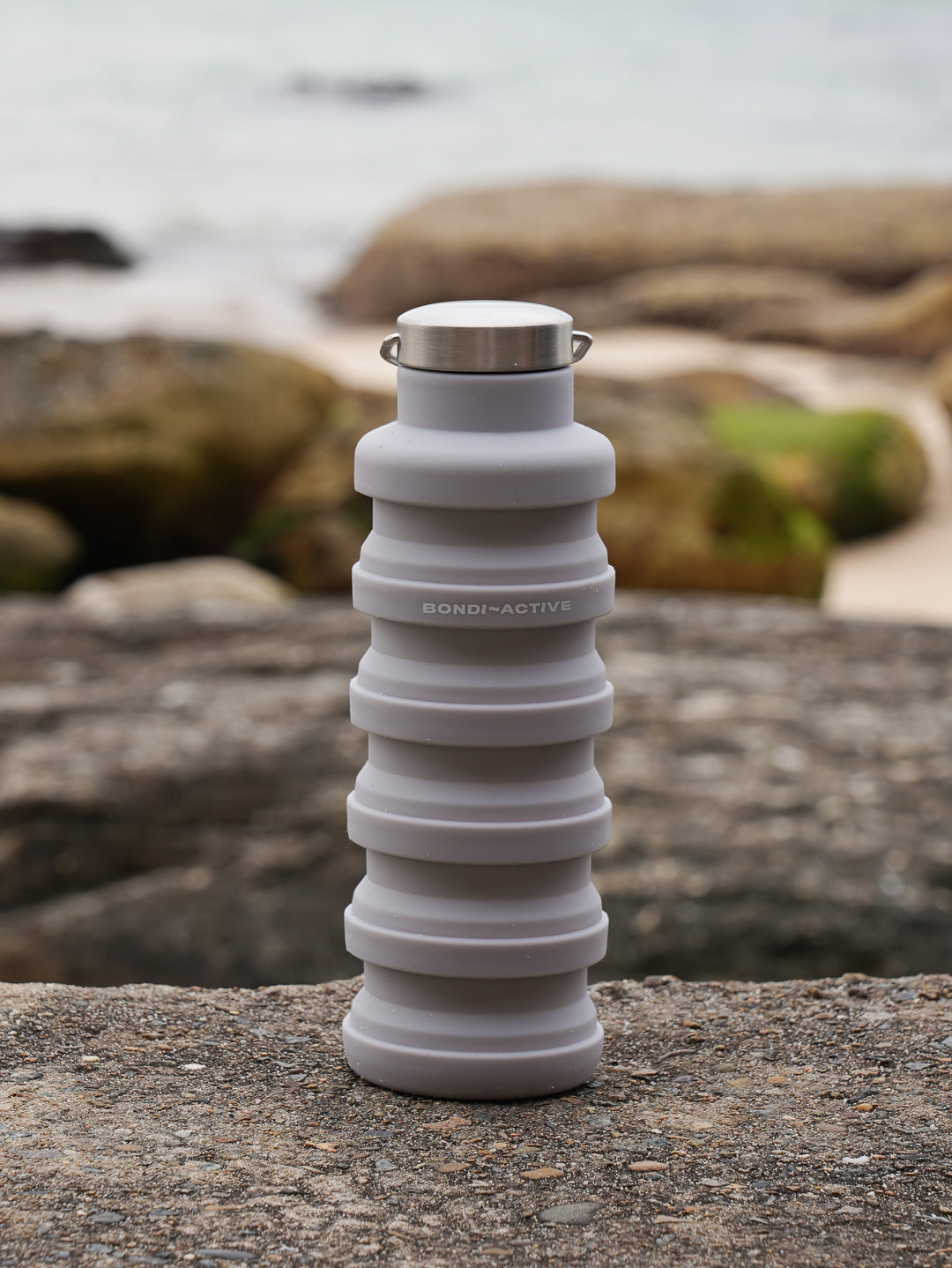 BA COLLAPSIBLE WATER BOTTLE - GREY