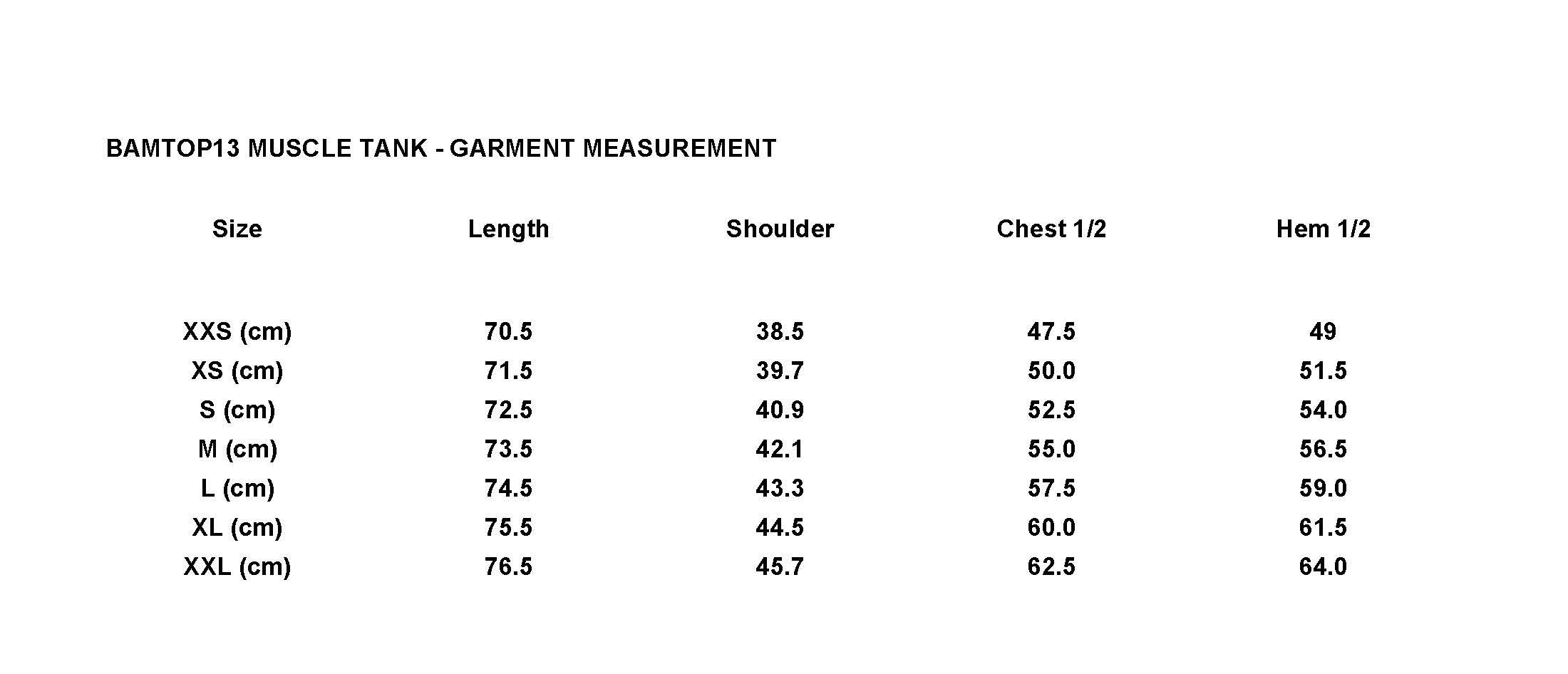 Size Guide