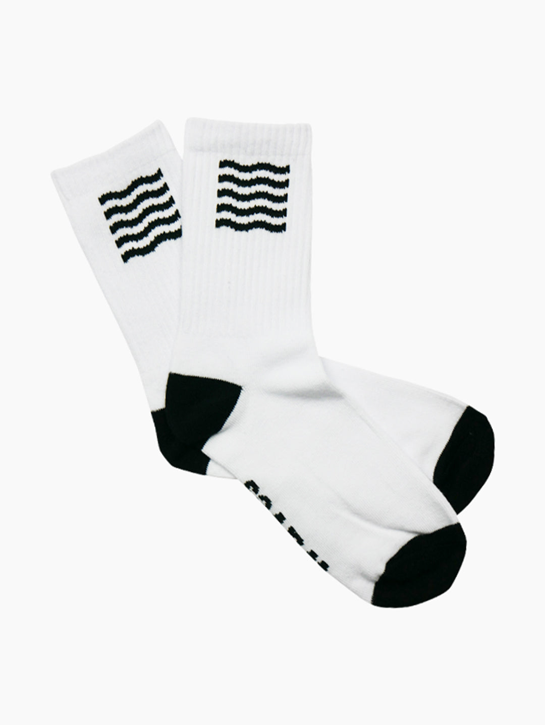 Unisex Active Socks (Black/White)
