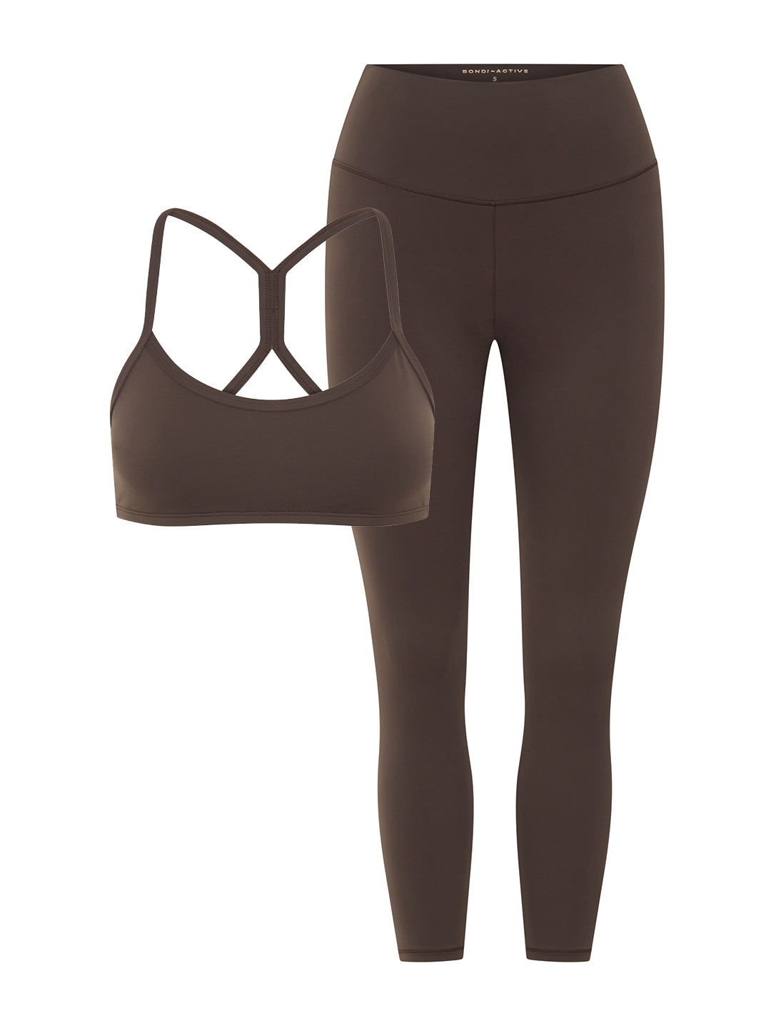 Chocolate 7/8 Leggings Set - Save 20%